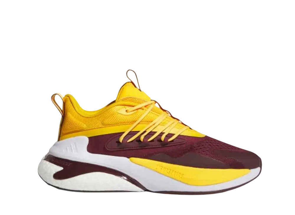 アディダス アルファブーストV2 "チームカレッジゴールド2/チームマルーン2/クラウドホワイト"