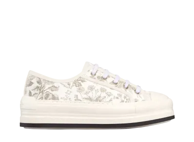 Dior Women's Walk'n'Dior Platform Sneaker "White/Gold"