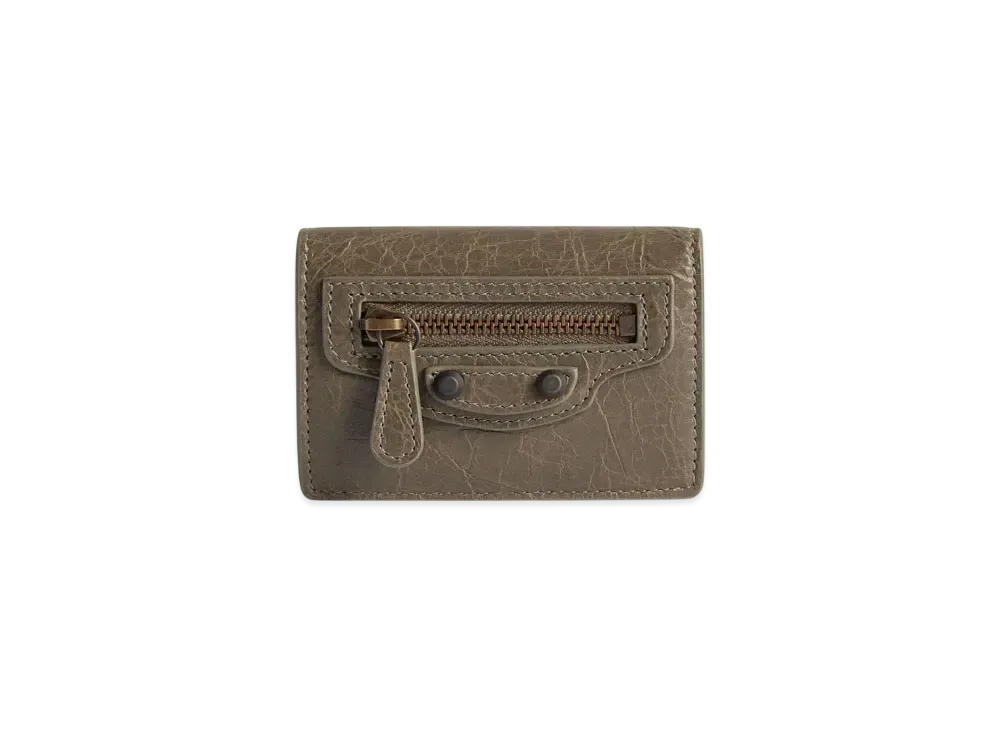 BALENCIAGA Le City Mini Wallet "Army Green"