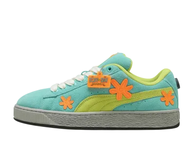 Scooby-Doo × Puma Suede XL "Lime Smash/Aquatic/Heat Fire"