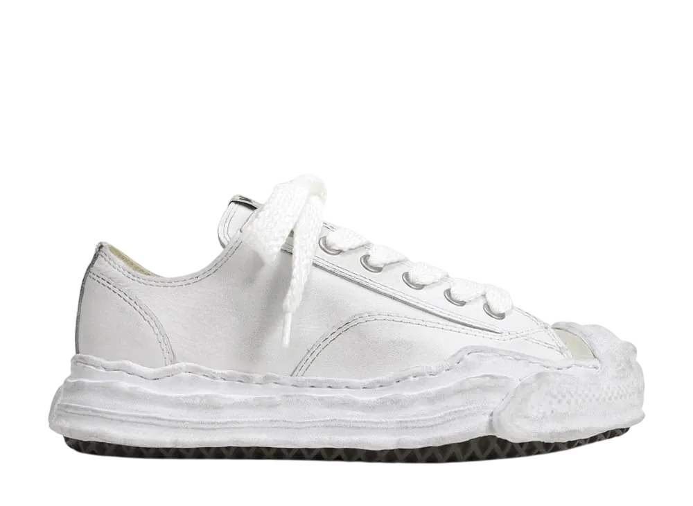 メゾンミハラヤスヒロ ハンク OG DE ソール レザー ロートップ スニーカー "ホワイト" (A07FW724)