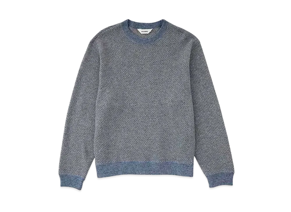 DIGAWEL Hexagonal Patterns Sweatshirt "Sax"