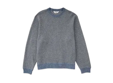 DIGAWEL Hexagonal Patterns Sweatshirt "Sax"