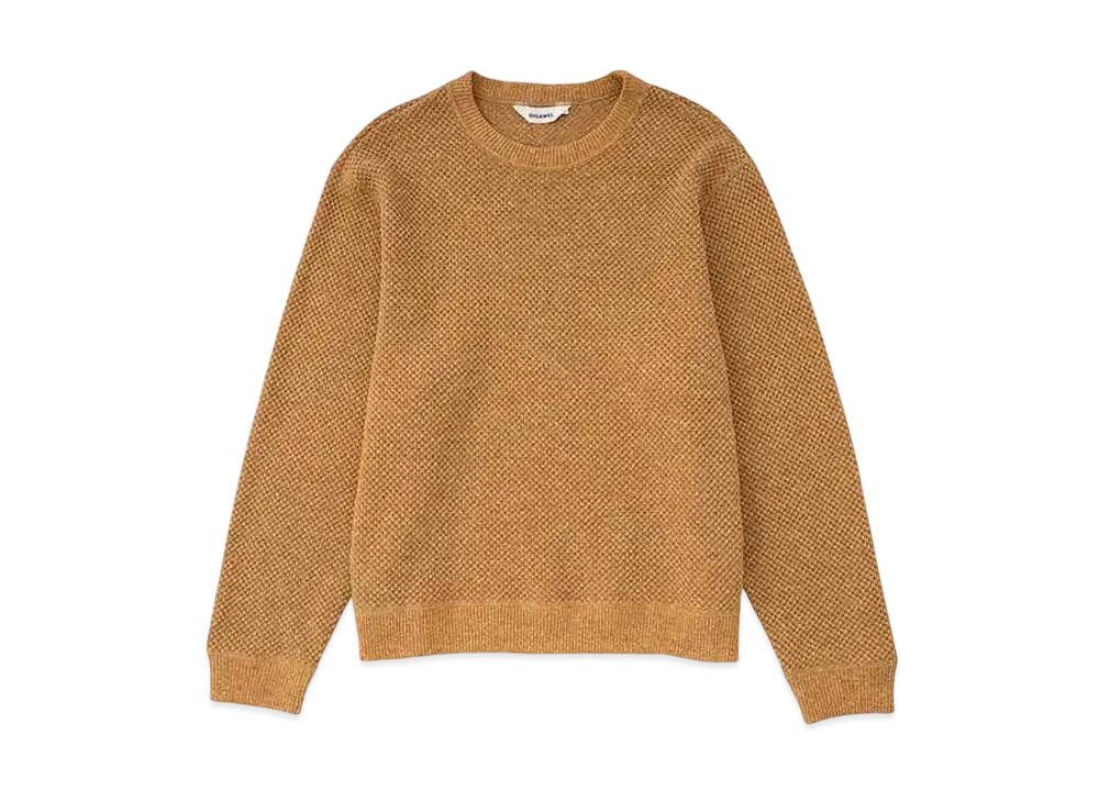 DIGAWEL Hexagonal Patterns Sweatshirt "Beige"