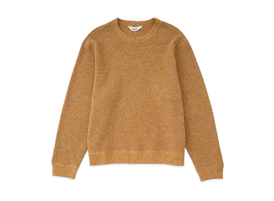 DIGAWEL Hexagonal Patterns Sweatshirt "Beige"