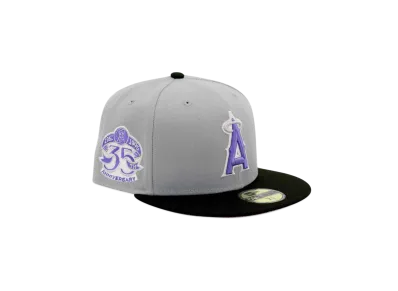 NEW ERA x THE CAP 59Fifty 'WOLFTHORN' Los Angeles Angels "Grey/Black"