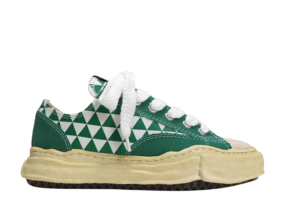 Maison MIHARA YASUHIRO PETERSON OD OG Sole Print Canvas Low-top Sneaker "Green"