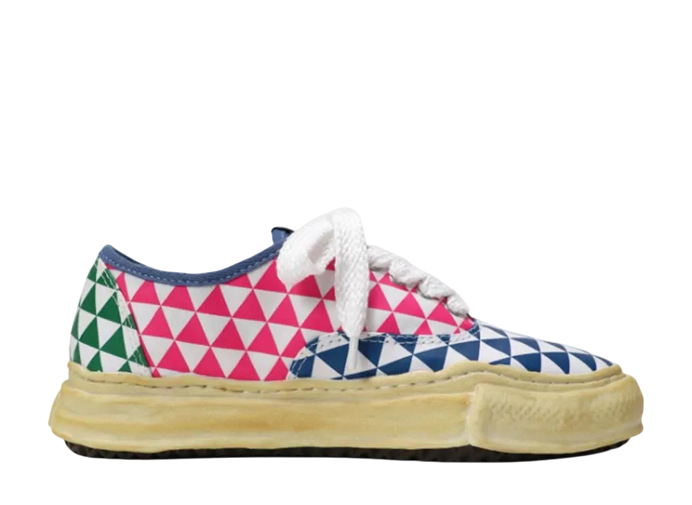 メゾンミハラヤスヒロ ベイカー OD OG ソール プリント キャンバス ロートップ スニーカー "マルチ" (A07FW732)