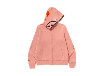 A BATHING APE 2ND Shark Full Zip Hoodie "Pink"