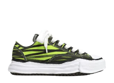 Maison MIHARA YASUHIRO PETERSON OG Sole Printed Canvas Low-top Sneaker "Green"