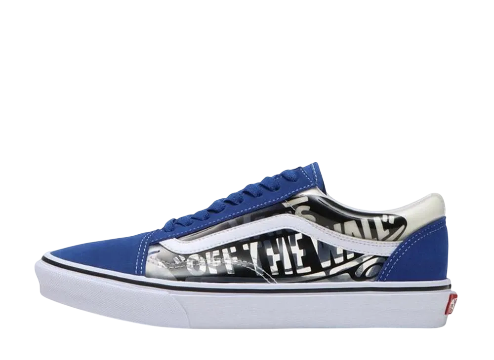 バンズ オールドスクール CR PU "ブルー/ホワイト" (V36CF CLR.LOGO)