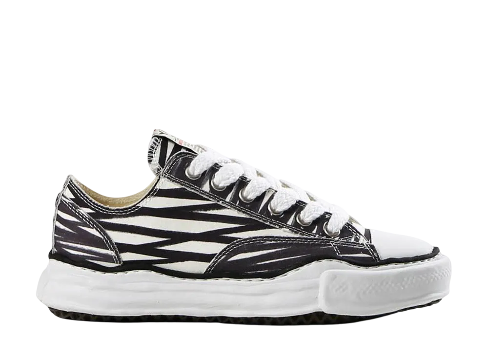 Maison MIHARA YASUHIRO PETERSON OG Sole Printed Canvas Low-top Sneaker "White"