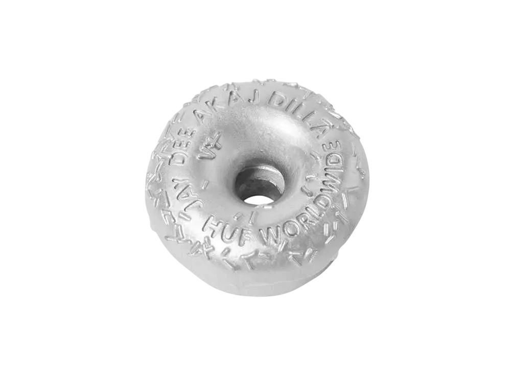 HUF x J Dilla Donut 45 Adapter "Silver"