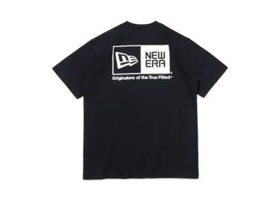NEW ERA Short Sleeve Performance T-Shirt Box Logo Regular Fit "Black"
