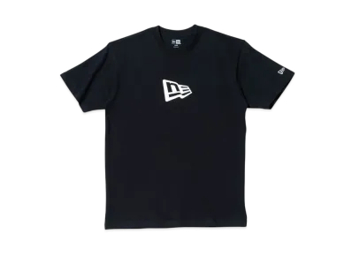 NEW ERA Short Sleeve Cotton T-shirt Flag Logo Mid Regular Fit "Black"