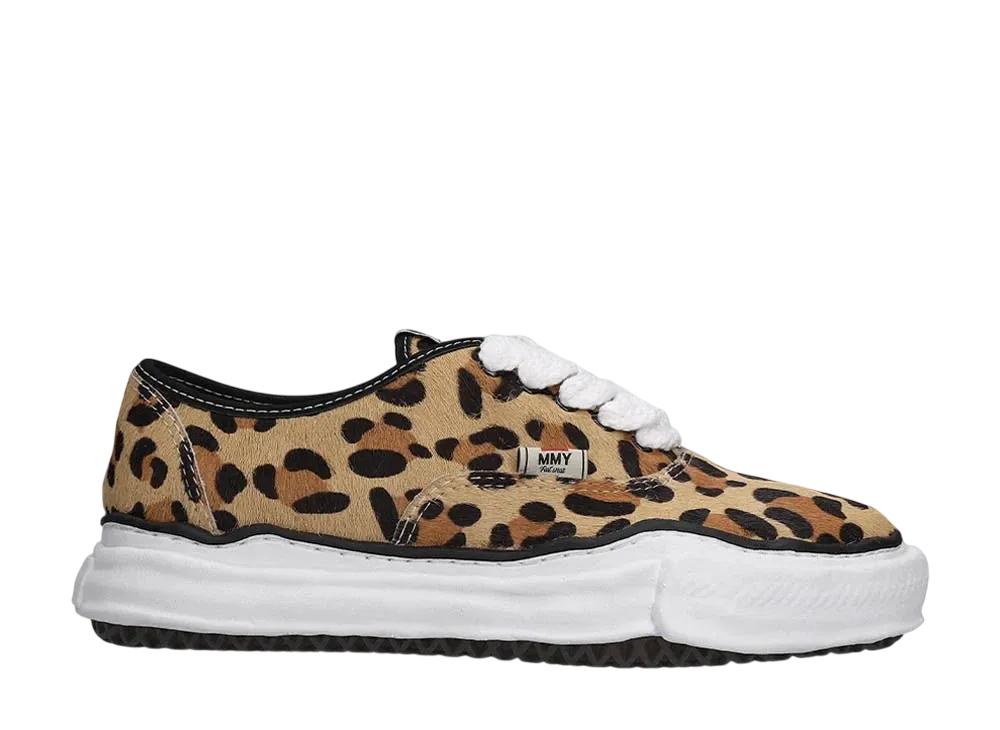 メゾンミハラヤスヒロ ベイカー OG ソール カーフヘアー ロートップ スニーカー "レオパード" (A07FW738)