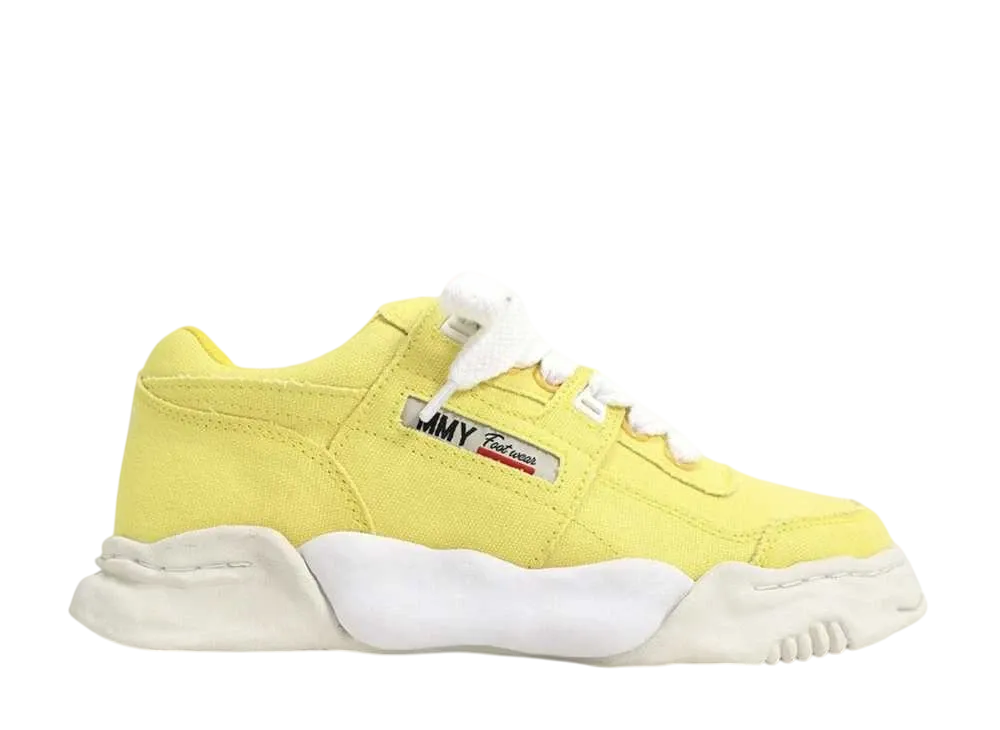 メゾンミハラヤスヒロ パーカー OG ソール キャンバス ロートップ スニーカー "イエロー" (A08FW704)