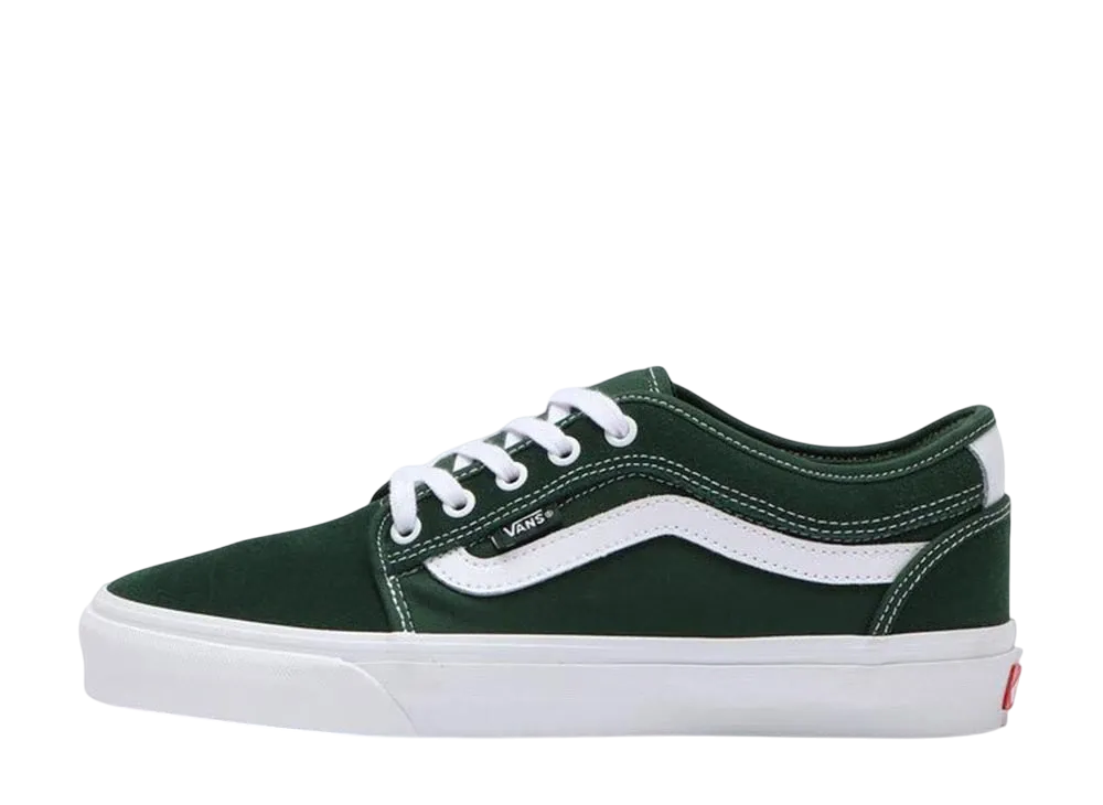 バンズ チャッカ ロー サイドストライプ "グリーン/ホワイト"