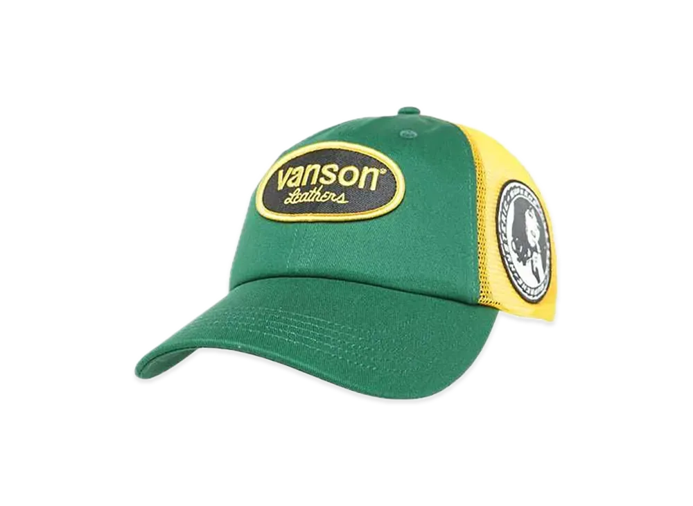 Supreme x HYSTERIC GLAMOUR Vanson Leather Mesh Back 6-Panel "Green"