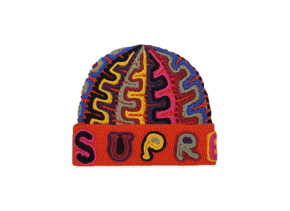 Supreme Yarn Applique Beanie "Orange"