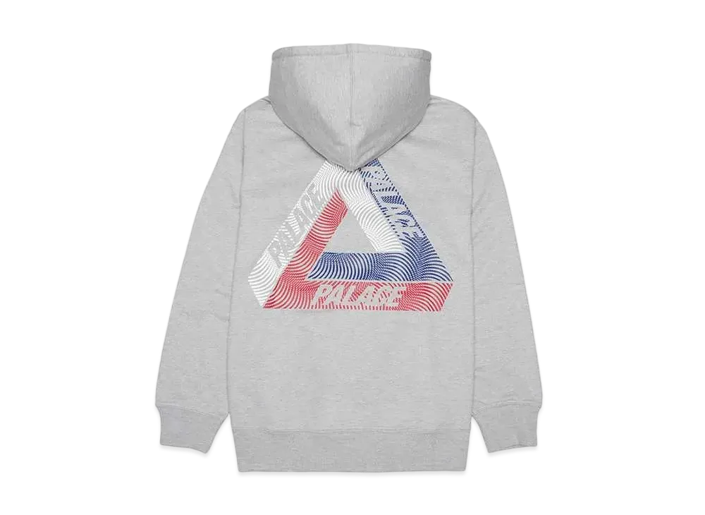 PALACE Swirl Tri-Ferg Hood "Grey Marl"
