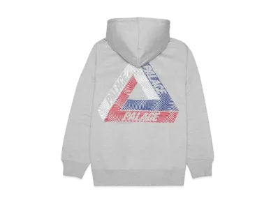 PALACE Swirl Tri-Ferg Hood "Grey Marl"