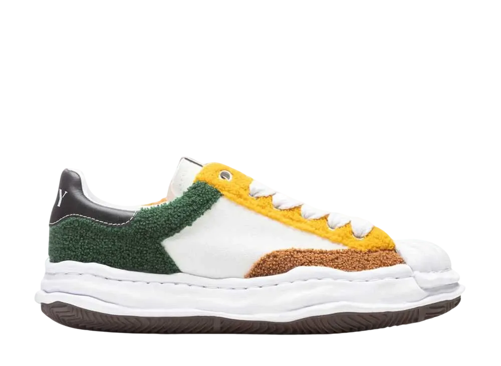 メゾンミハラヤスヒロ ブレイキー OG STC ソール シェニール エンブ ロートップ スニーカー "マルチ" (A08FW712)