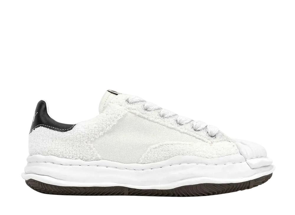 メゾンミハラヤスヒロ ブレイキー OG STC ソール シェニール エンブ ロートップ スニーカー "ホワイト" (A08FW712)