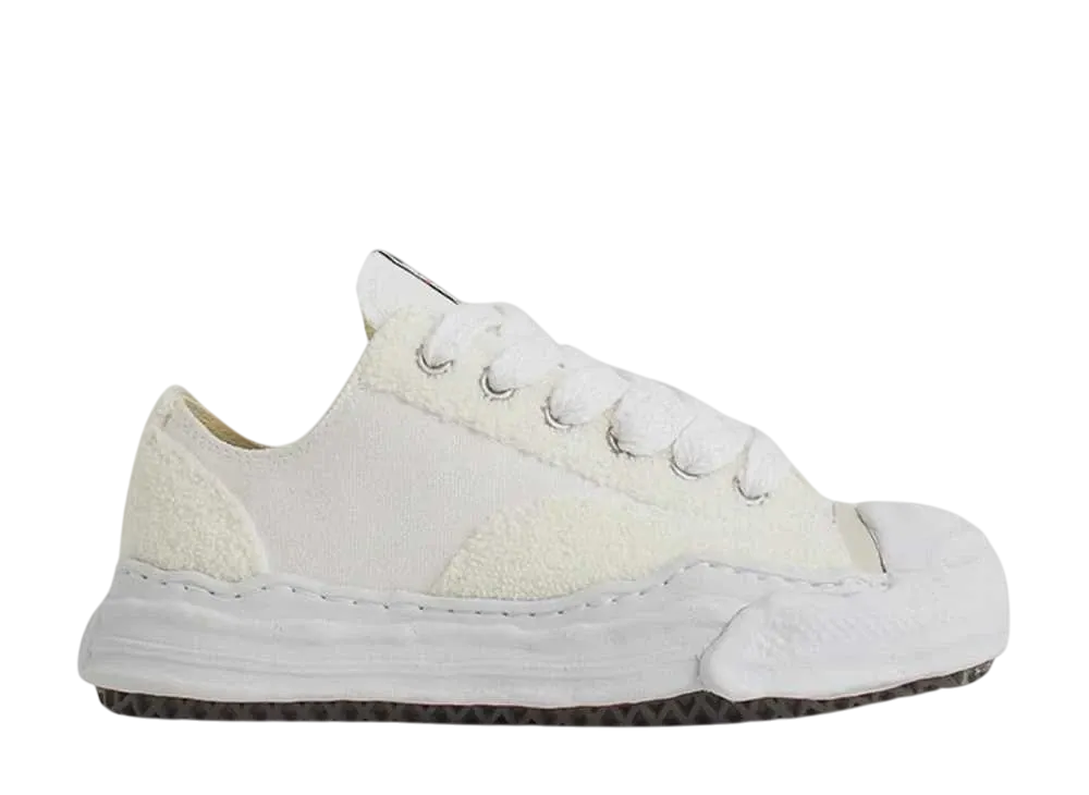 メゾンミハラヤスヒロ ハンク OG ソール シェニール エンブ ロートップ スニーカー "ホワイト" (A08FW720)