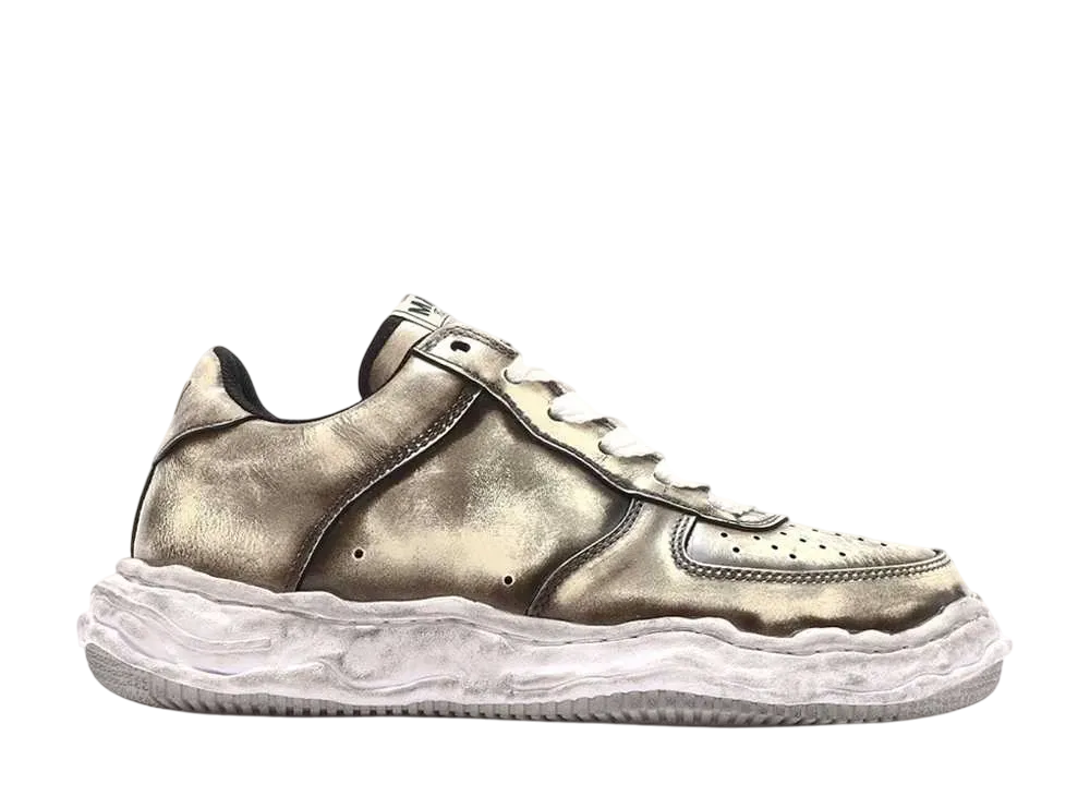 メゾンミハラヤスヒロ ウェイン ロー ブラッシュド パット "ホワイト" (A09FW711)