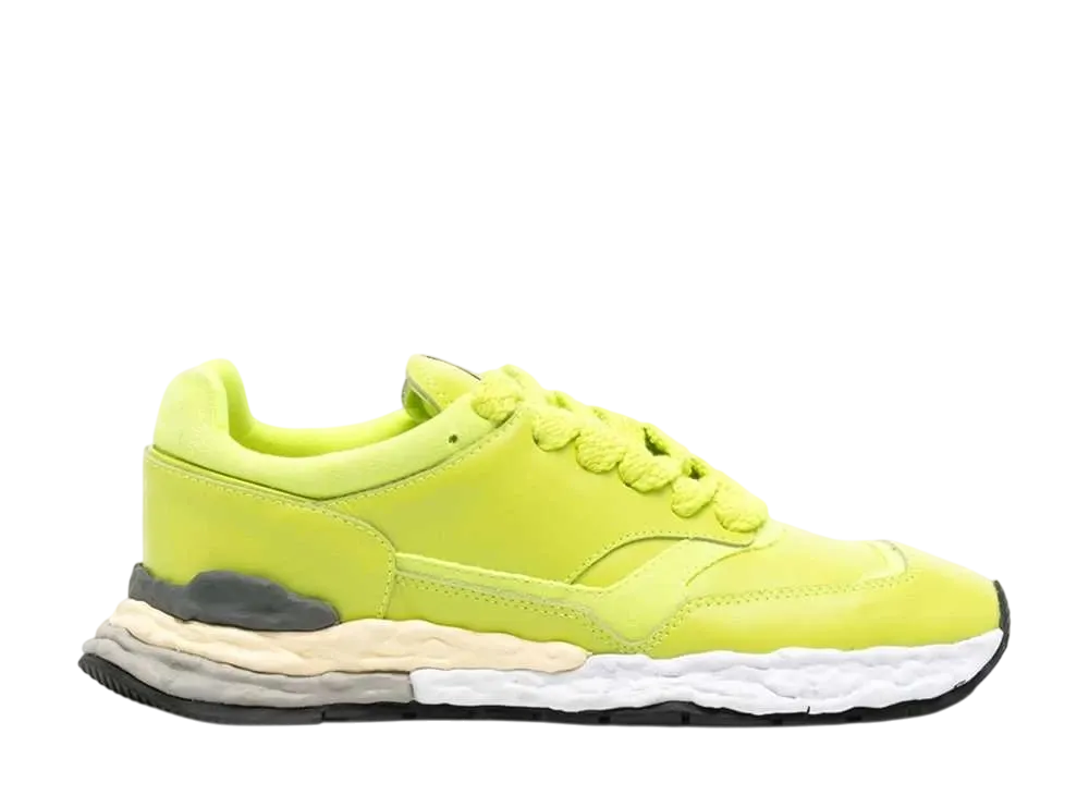 メゾンミハラヤスヒロ ジョージ OG ソール レザー ロートップ スニーカー "グリーン" (A10FW702)