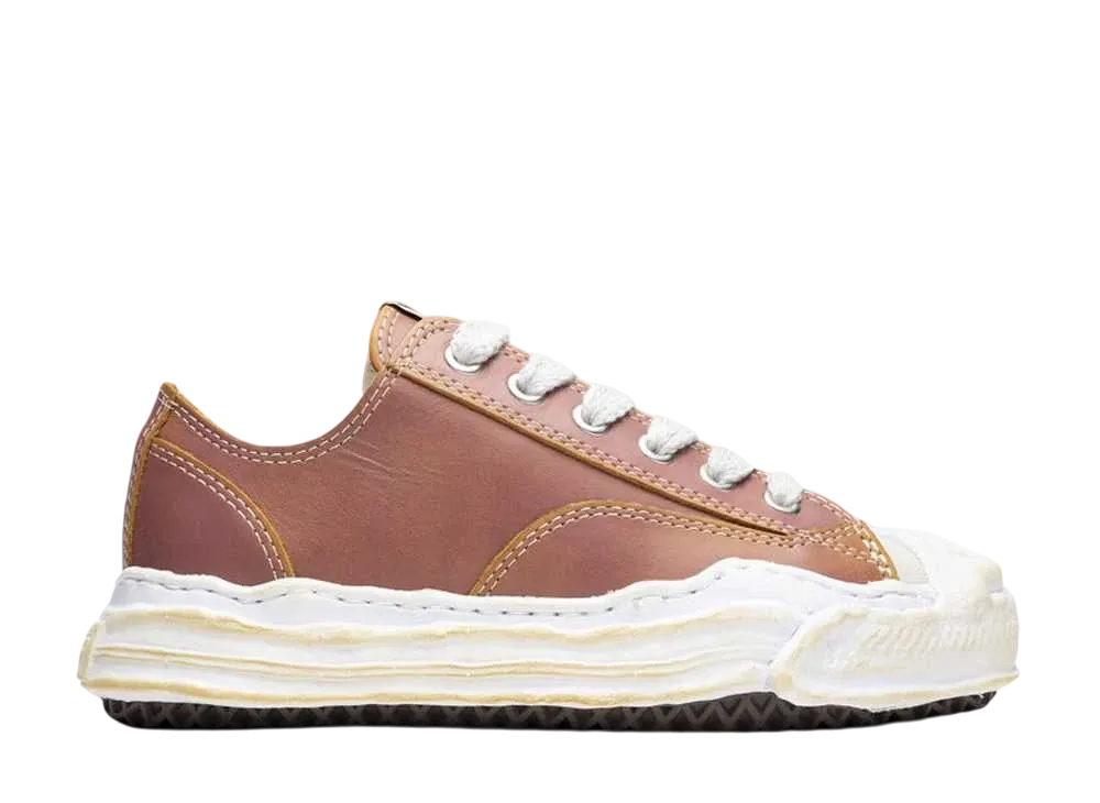 メゾンミハラヤスヒロ ハンク OG ソール VE レザー ロートップ スニーカー "レッド" (A11FW719)