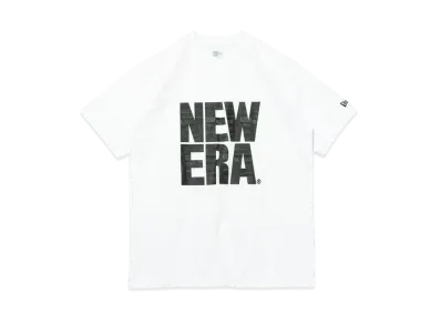 NEW ERA Short Sleeve Cotton T-shirt Archive Logo Square New Era Regular Fit "White"