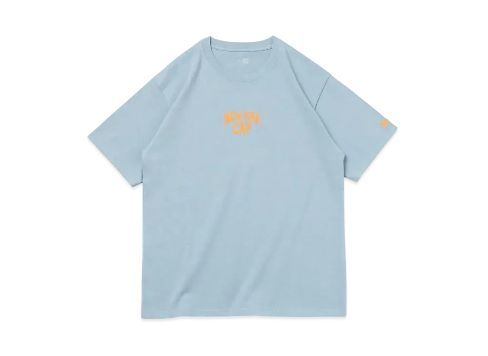 NEW ERA Short Sleeve Heavyweight Cotton T-shirt New Era Cap "Smoky Blue"