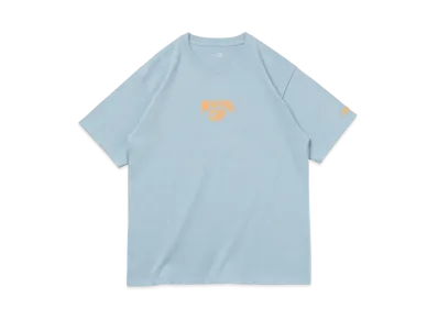 NEW ERA Short Sleeve Heavyweight Cotton T-shirt New Era Cap "Smoky Blue"