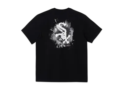 NEW ERA Short Sleeve Performance T-Shirt Chicago White Sox Painting Logo "Black"