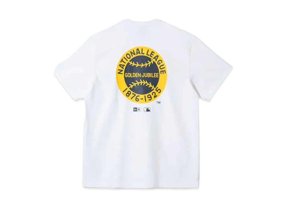 NEW ERA Short Sleeve Performance T-Shirt Brooklyn Dodgers Script Logo "Off White"