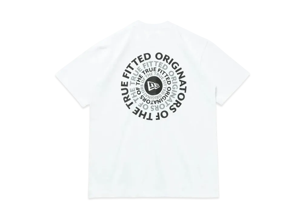 NEW ERA Short Sleeve Cotton T-shirt Circle OOTTF Regular Fit "White"
