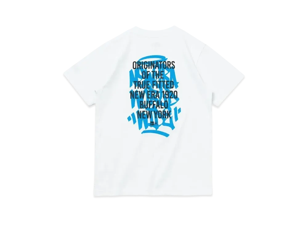 NEW ERA Youth Short Sleeve Cotton T-Shirt Graffiti "White"