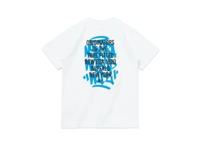 NEW ERA Youth Short Sleeve Cotton T-Shirt Graffiti "White"