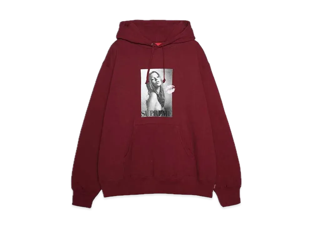 Supreme Kate Moss Hooded Sweatshirt "Cardinal"