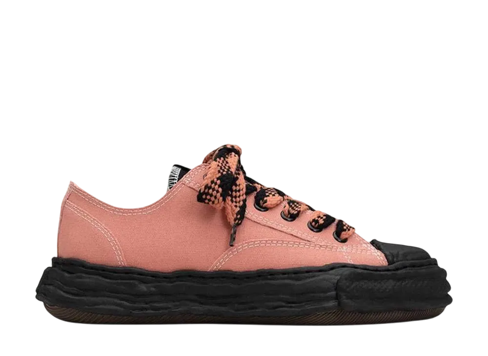 メゾンミハラヤスヒロ ピーターソン23 OG ソール BC キャンバス ロートップ スニーカー "ピンク" (A12FW707)