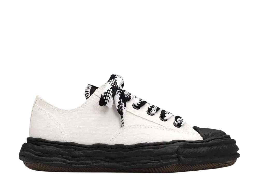 メゾンミハラヤスヒロ ピーターソン23 OG ソール BC キャンバス ロートップ スニーカー "ホワイト" (A12FW707)