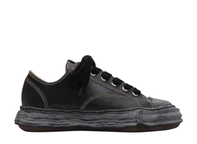 Maison MIHARA YASUHIRO PETERSON 23 OG Sole Cracking LT Low-top Sneaker "Black/Black"