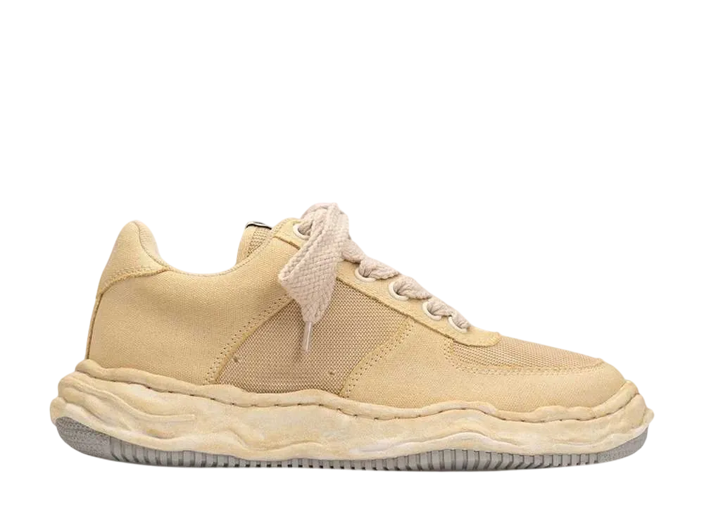 メゾンミハラヤスヒロ ウェイン OG ソール OD キャンバス&メッシュ ロートップ スニーカー "ホワイト" (A12FW716)