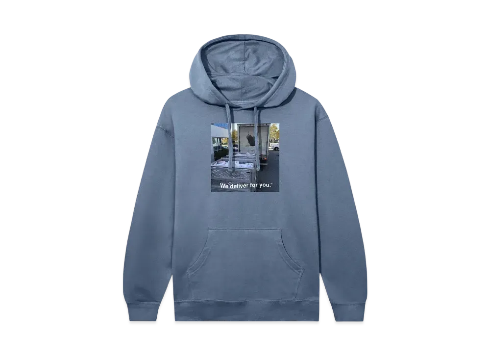 ANTI SOCIAL SOCIAL CLUB x USPS Delivery Hoodie "Storm Blue"