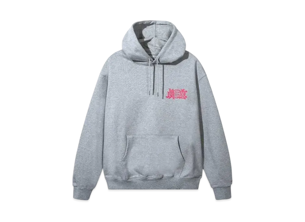 ANTI SOCIAL SOCIAL CLUB x Jinro Four Glasses Of Soju Hoodie "Grey/Red"