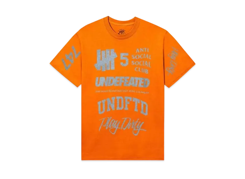 ANTI SOCIAL SOCIAL CLUB x Undefeated Schizophrenia Reflective Tee