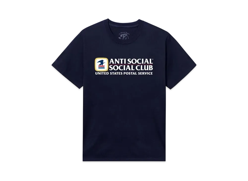 ANTI SOCIAL SOCIAL CLUB x USPS Priority Tee "Navy"