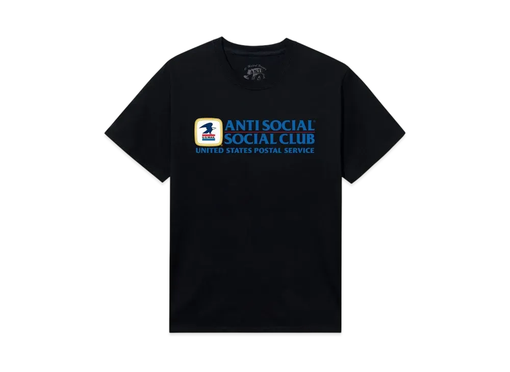 ANTI SOCIAL SOCIAL CLUB x USPS Priority Tee "Black"